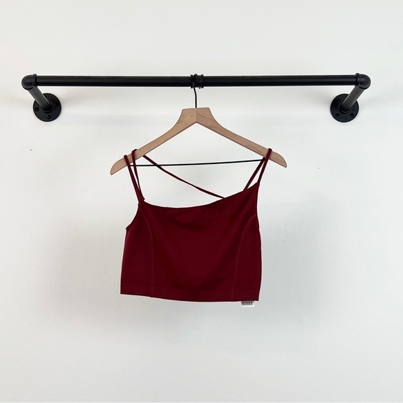 NWT Urban Outfitters Out From Under Lucky Asymmetrical Bra Top Red - Picture 3 of 7